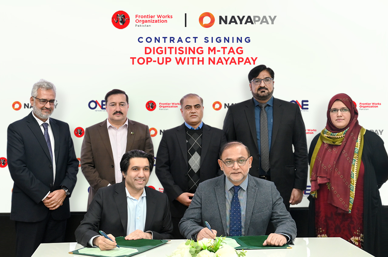 NayaPay and Frontier Works Organization (FWO) Partner to Digitize M-Tag Payments in Pakistan